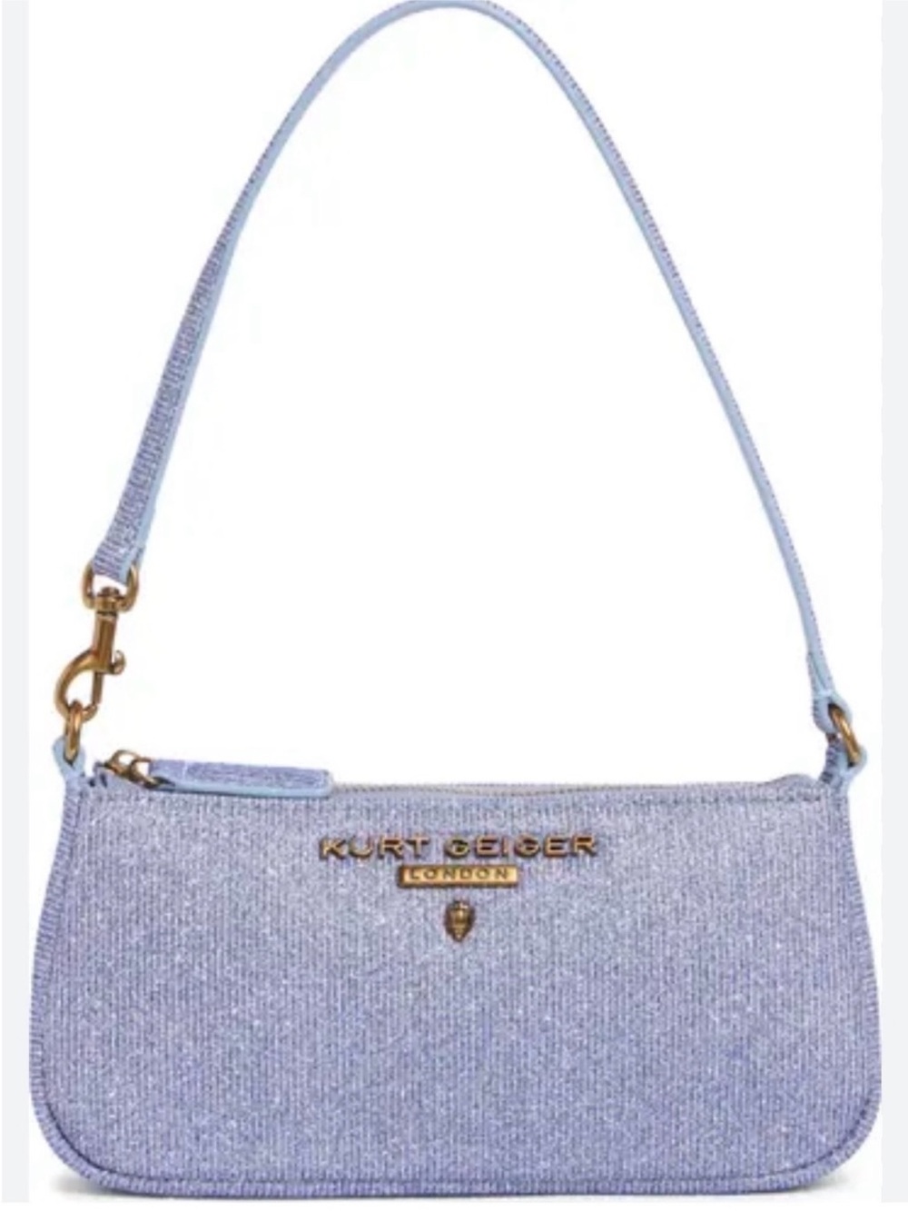 COMFY LOW 🔥 Kurt Geiger London Highgate Lavender Sparkle Mini Shoulder Bag 💫 - Picture 6 of 14